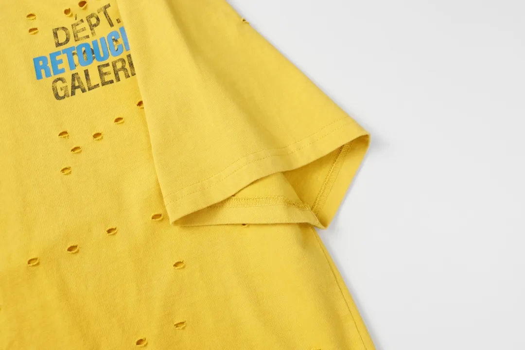 GALLERY.DEPT new summer short-sleeved model number: D3123p110 color: yellow code number: S M L XL